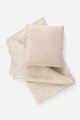 Pure Cashmere Cable Blanket
