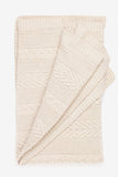 PURE CASHMERE CABLE BLANKET