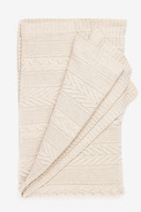 Pure Cashmere Cable Blanket