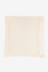 Pure Cashmere Cable Pillow Case